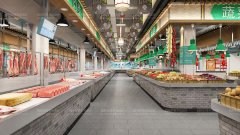 農貿市場改造區別于新建項目的平面布局