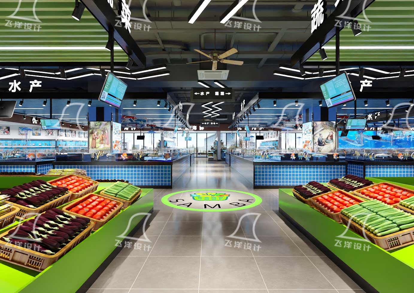 農貿市場設計:數字媒體與社交媒體,讓市場“火”起來