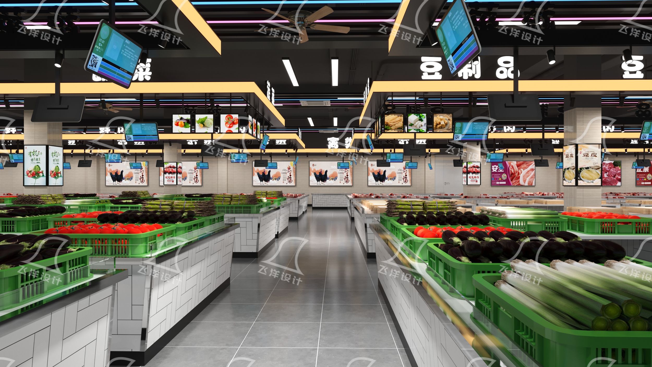 菜市場攤位設計