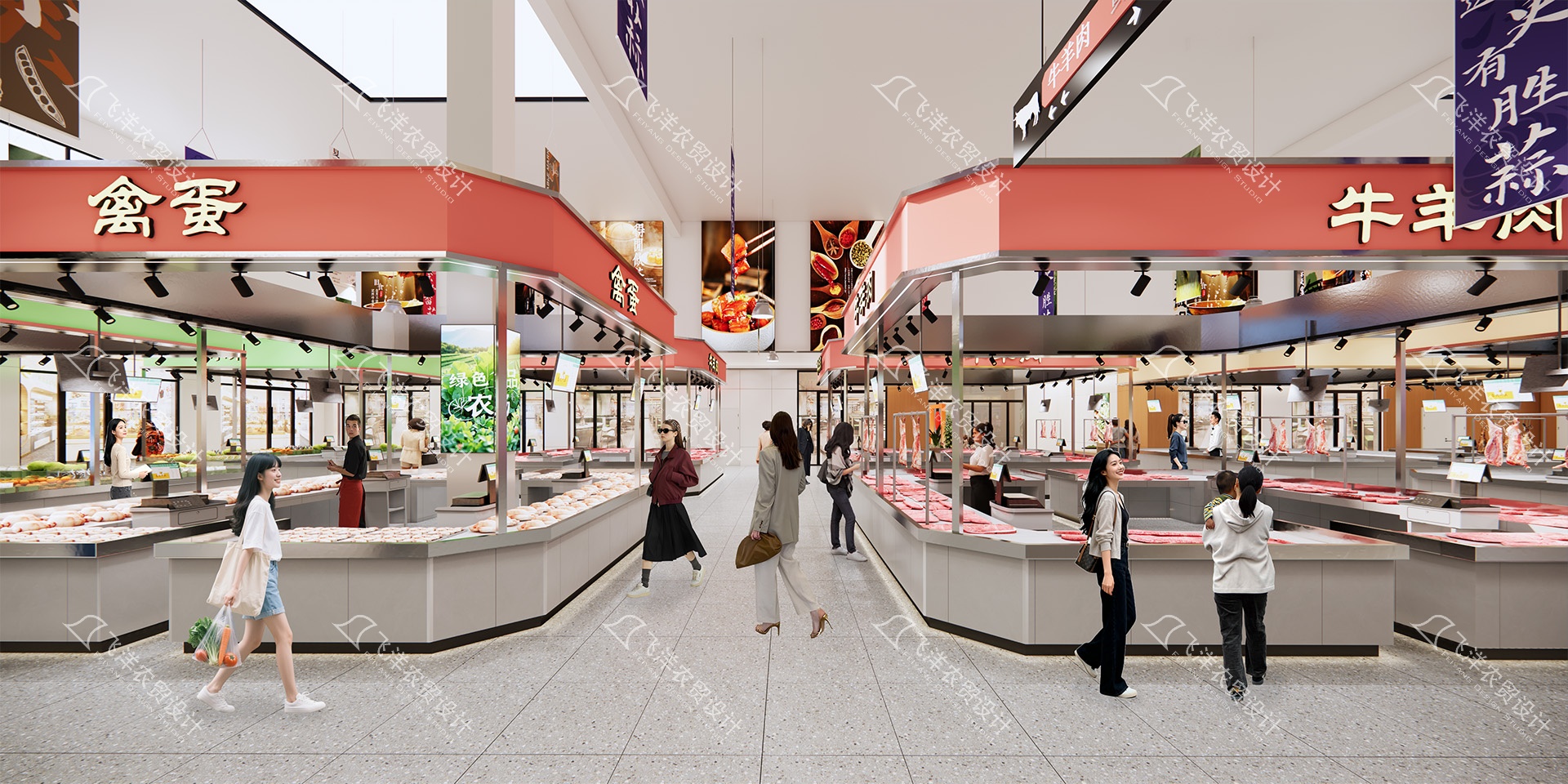 文旅菜市場設(shè)計案例_飛洋農(nóng)貿(mào)設(shè)計 03
