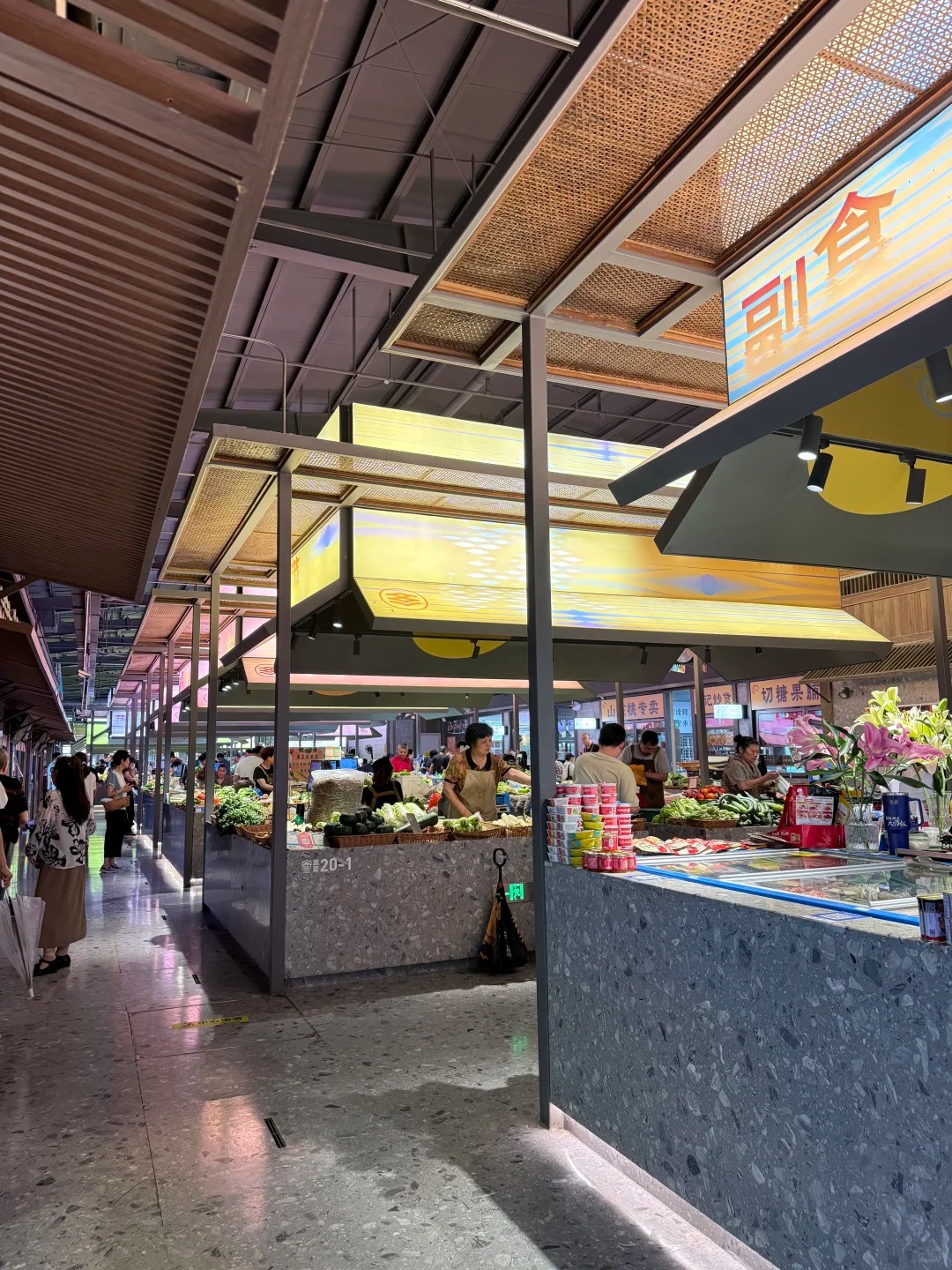 農貿市場設計案例_杭州文二菜市_01