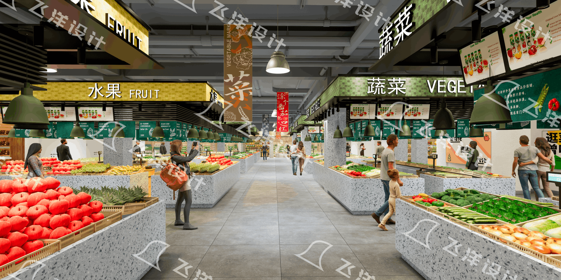 社區農貿市場設計_鄰里中心設計